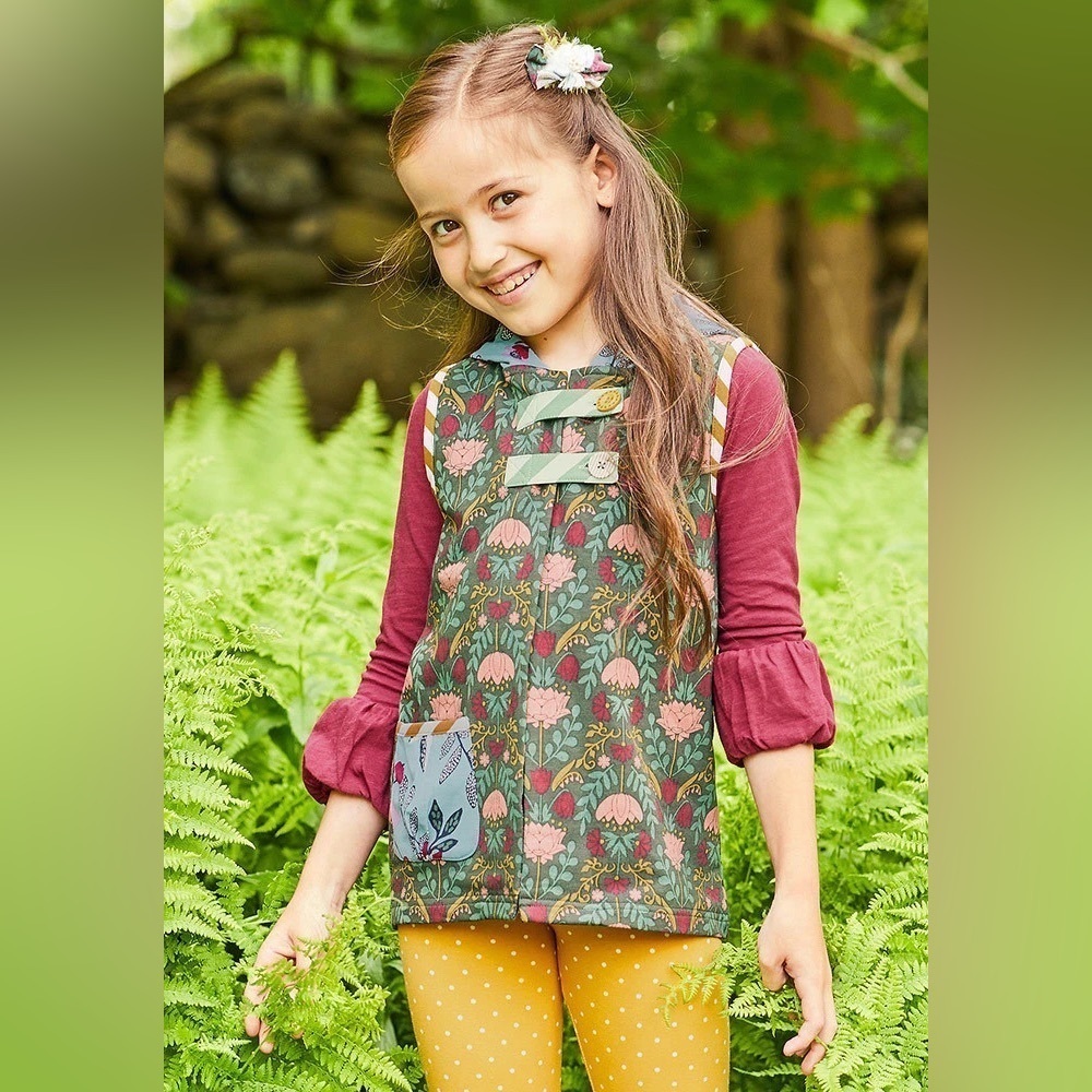 Matilda Jane Wander With Love Hooded Vest, Size 12